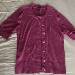 Eddie Bauer purple cardigan size extra small